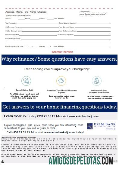 Extrato de hipoteca do Djibouti Exim Bank, 3 páginas, 3 Scr baixar para verificação